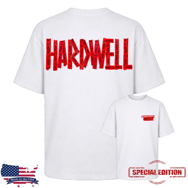 Revealed Clothing Store Merch Hardwell Warning Tape Shirt White