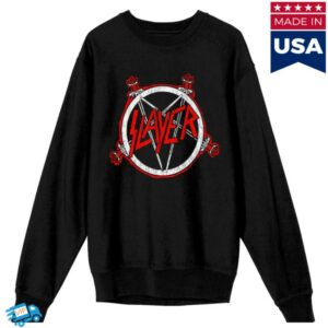 Slayer Store Merch Slayer Classic Logo Crewneck