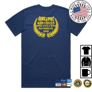 Sublime Store Merch Red Rocks 2026 Navy Shirt