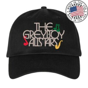 The Greyboyall Stars Store Merch Sax & Notes Logo Hat