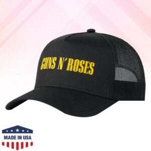 The Hard Rock Shop Guns N' Roses Concert Trucker Hat In Black