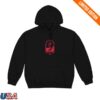 The Last Dinner Party Store Merch Red Rose Black Tour Hoodie