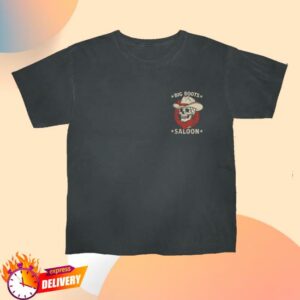 Two Friends Store Merch Big Boots Saloon Black Shirt