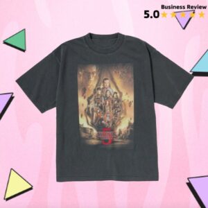 Va Tokyo Store Merch Pigment Stranger Things S5 Tee