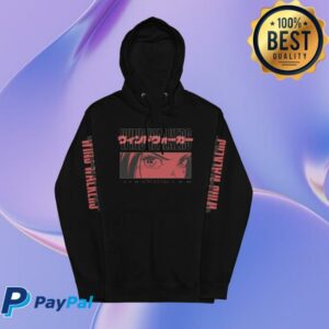 Wind Walkers Store Merch Black Anime Hoodie