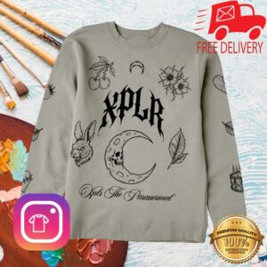 Xplr Store Merch Dark Arts Crewneck Grey