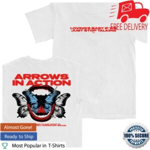 Arrows In Action Store Merch Butterfly Tee