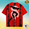 Beartooth Band Store Merch Snake On My Back Red Dye Tee