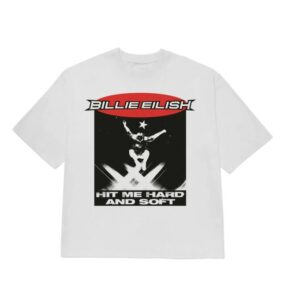 Billie Eilish Store Merch Hit Me Hard And Soft Live In 3D Jump T-Shirt