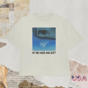 Billie Eilish Store Merch Hit Me Hard And Soft White Cover Tee