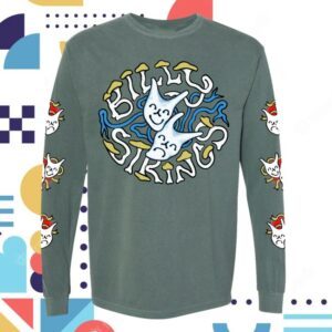 Billy Strings Store Merch Masks Long Sleeve Tee (Julian Bast)