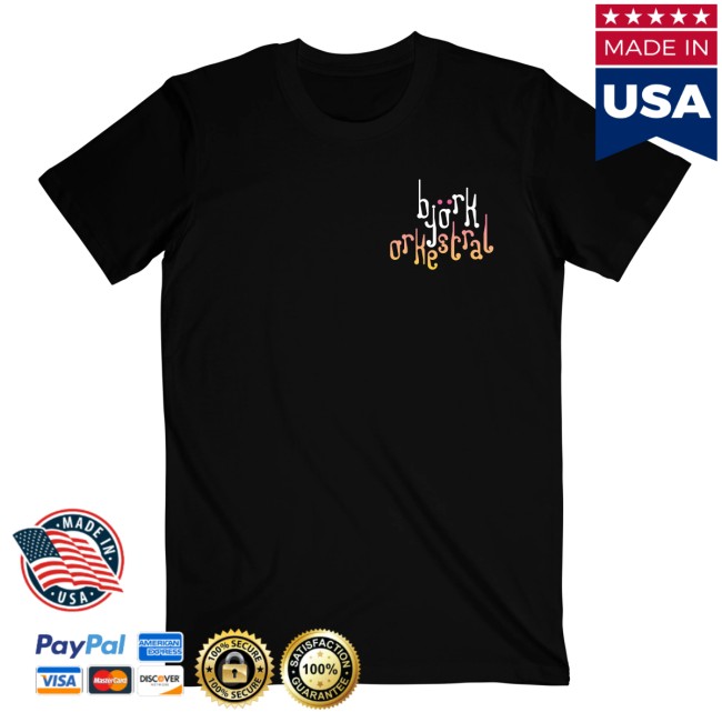 Bjork Store Merch Official Orkestral T-Shirt Black 3 Bjork Store Merch Official Orkestral T-Shirt Black