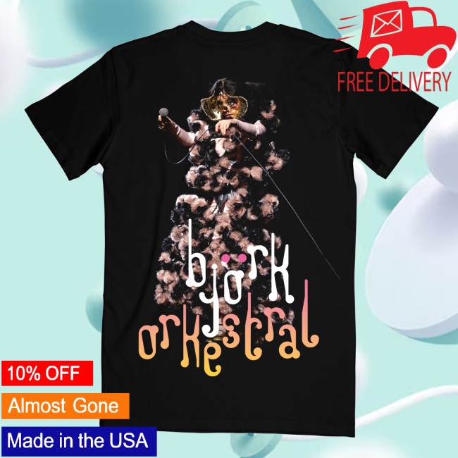 Bjork Store Merch Official Orkestral T-Shirt Black 5 Bjork Store Merch Official Orkestral T-Shirt Black