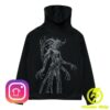 Blizzard Store Merch Lord Of Hatred Mephisto Embossed Black Pullover Hoodie