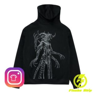 Blizzard Store Merch Lord Of Hatred Mephisto Embossed Black Pullover Hoodie