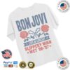 Bon Jovi Store Merch Live In Concert White T-Shirt