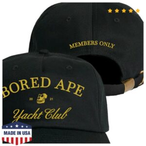 Bored Ape Yacht Club Store Merch Member’s Only 5 Panel Hat