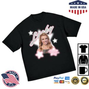 Britney Spears Store Merch Lucky Star Black T-Shirt