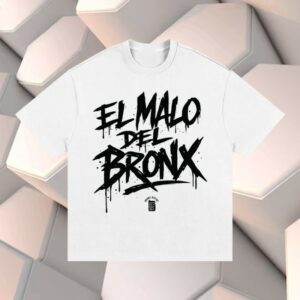 Bronx Native Shop Store ,Erch El Malo Del Bronx Essential Heavyweight Cotton T-Shirt