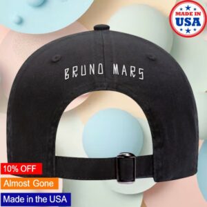 Bruno Mars Store Merch The Romantic Tour Hat - Black