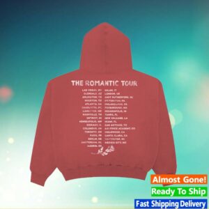 Bruno Mars Store Merch The Romantic Tour Hoodie