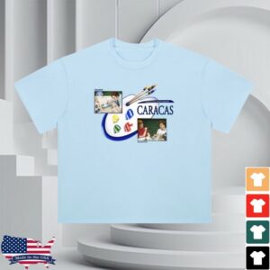 Caracas Merch Store Merch Caracas Block Blue Tee