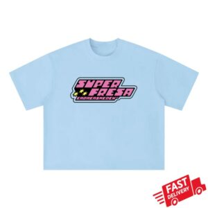 Caracas Merch Store Merch Super Fresa Blue Boxy Tee