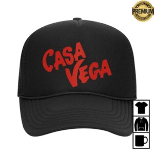 Casa Vega Store Merch Casa Vega Black Trucker Hat