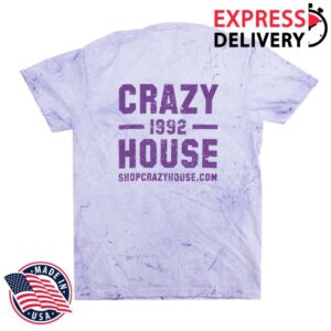 Crazy House Western Store Merch Crazy House Purple Tie Dye T-Shirt
