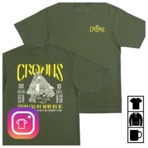 Crowns Guam Store Merch Village Origins Tee - Honey On Olive