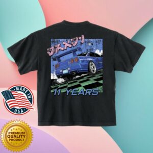 Dandy Hats Store Merch Dandy Eleventh Anniversary Edition T-Shirt Black