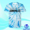 Danny Gonzalez Store Merch Danny Gonzalez Logo Blue Tie Dye Tee