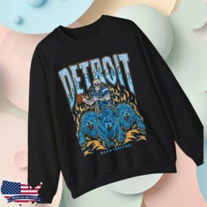 Dead Threads Apparel Store Merch Detroit Football V1 Crewneck Sweatshirt