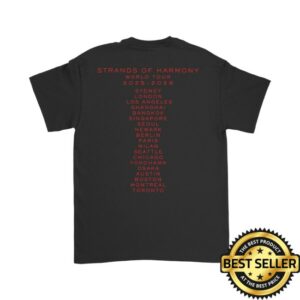 Death Stranding Concept Store Merch Red Strands World Tour T-Shirt