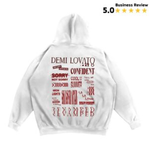 Demi Lovato Store Merch Revamped Tracklist Hoodie