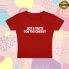 Demi Lovato Store Merch Take A Bite Cherry Red Tee