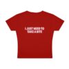 Demi Lovato Store Merch Take A Bite Cherry Red Tee