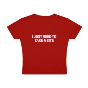 Demi Lovato Store Merch Take A Bite Cherry Red Tee