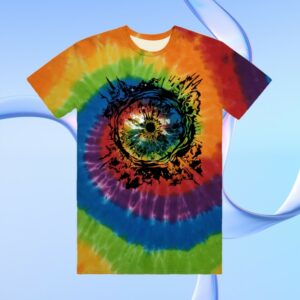 Devolver Digital Store Merch Look Outside Tie-Dye T-Shirt