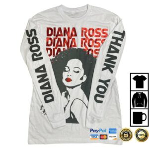 Diana Ross Store Merch Control Industry Diana Ross In Repose Long Sleeve T-Shirt