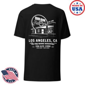 Dim Mak Collection Store Merch Dm30 - Dim Mak Record Store Tee - Black