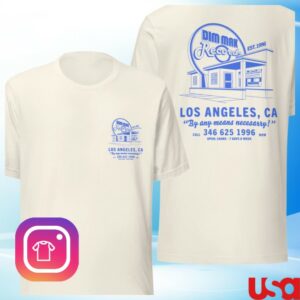 Dim Mak Collection Store Merch Dm30 - Dim Mak Record Store Tee - Vintage White