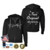 Dolly Parton Store Merch Dolly A True Original Musical Zip Hoodie