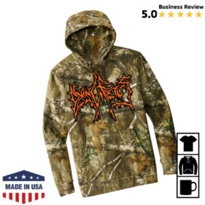 Dying Fetus Store Merch Dying Fetus Logo Camo Pull Hood