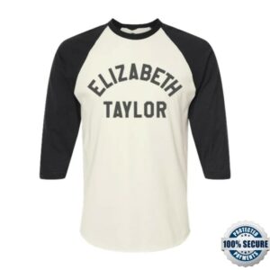 Elizabeth Taylor Store Merch Elizabeth Taylor Raglan T-Shirt