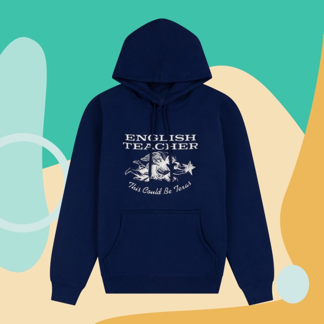 English Teacher Band Store Merch This Could Be Texas Navy Hoodie