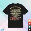 Four Year Strong Store Merch Rod Tracklist T-Shirt