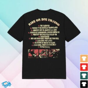Four Year Strong Store Merch Rod Tracklist T-Shirt