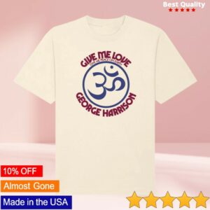 George Harrison Store Merch Give Me Love Natural T-Shirt