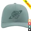 Glass Cannon Network Store Merch Planet Die Blue Smoke Stealth Hat